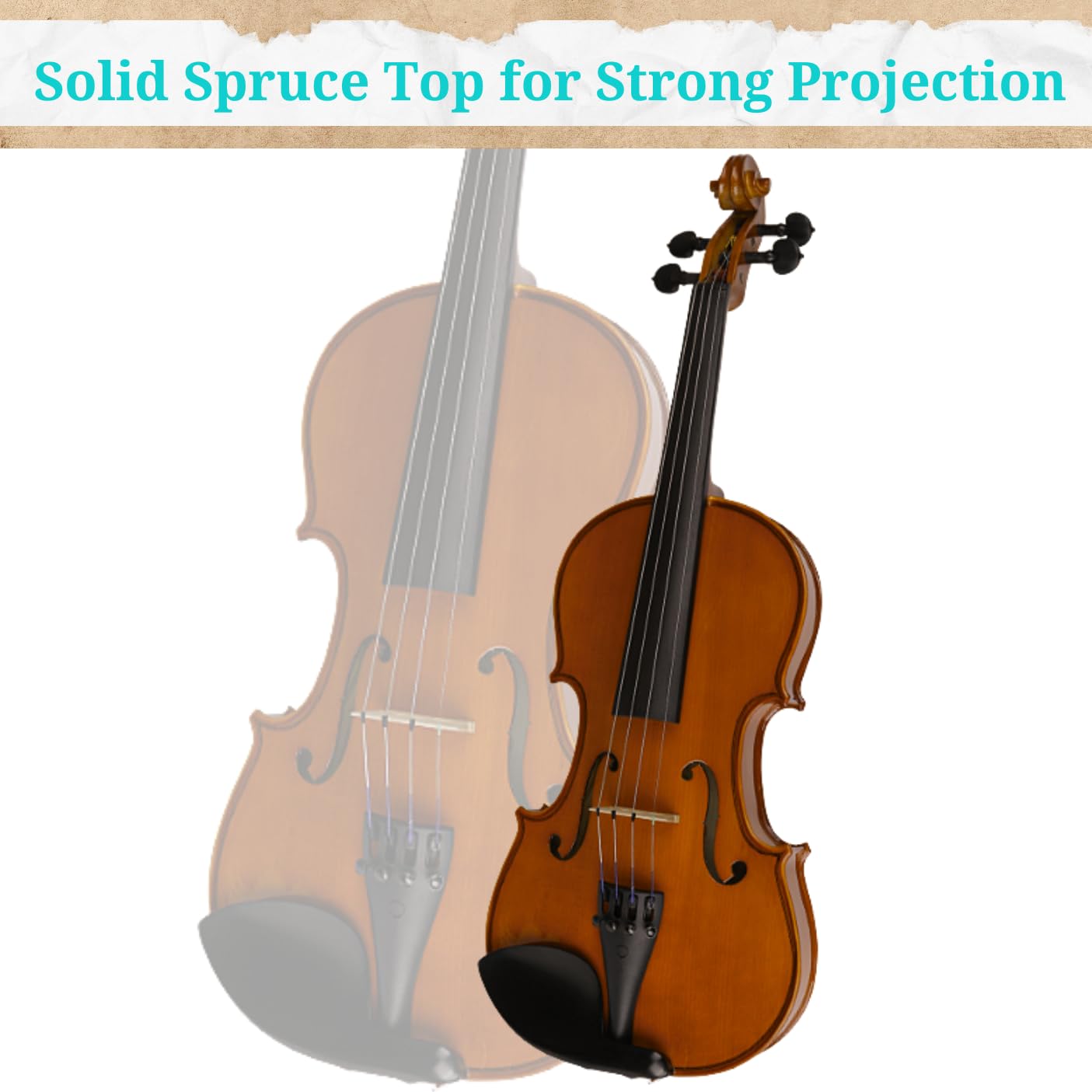 Amazon.com: H. Jimenez LMVOE4 Primer Nivel Full Size Violin with